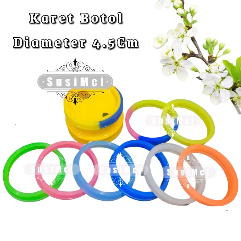 Karet Botol Minum Bioglass Mini 500ml & 600ml ukuran diameter 4,5cm 0
