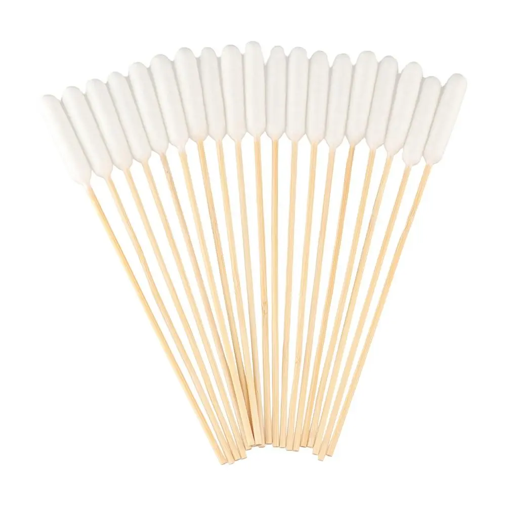 50pcs 15cm Pet Cotton Swabs Single-head Dirt Removal Cotton Swabs Dog Wash Ear Stick Disposable Dog Cotton Buds Cleaning