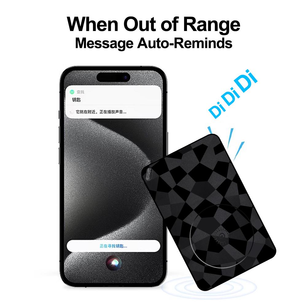 Wireless Charging Wallet Tracker Card Work with A-pple Find My App GPS Locator Ultra-thin Tracker Card For Luggage Keys Finder - Image 4