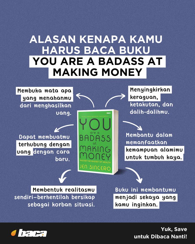 Product Introduction of Buku You Are a Badass at Making Money 3