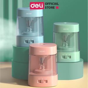 Gọt bút chì điện tự động Deli - tiện lợi, an toàn và bảo vệ người dùng, màu sắc hiện đại sang trọng - phù hợp cho văn phòng, học sinh