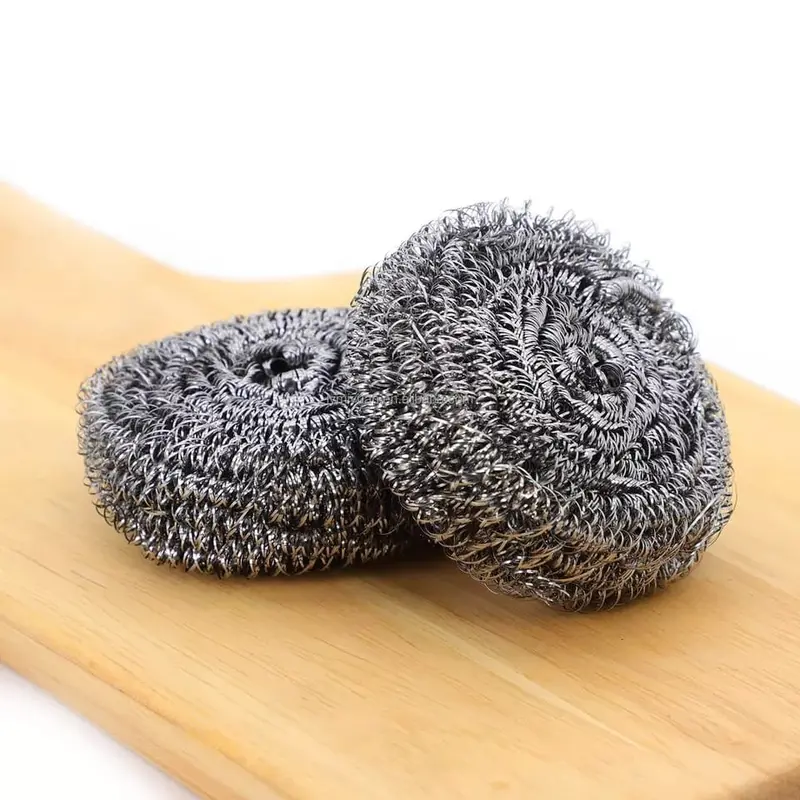 SIKAT BESI SABUT KAWAT SIKAT CUCI PIRING WAJAN SPON KAWAT SIKAT SABUT / SIKAT PANCI KAWAT BAHAN STAINLESS TEBAL absorben air peralatan makan spons & sabut gosok 2