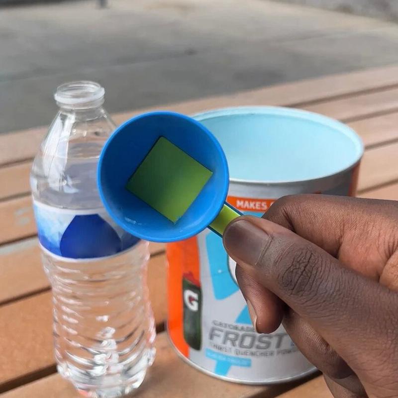 Product Introduction of Measuring Spoon Funnel With Longer Handle Powder Scoop For Water Bottle Water Bottle Scoop Funnel Funnel Scooper Precise 23