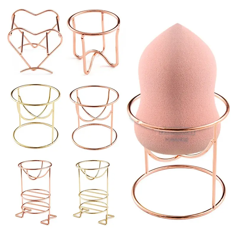 Makeup Sponge Holder, 1 Piece, Cosmetic Puff Rack, Powder Egg, Metal Drying Stand, Makeup Tools, Accessories