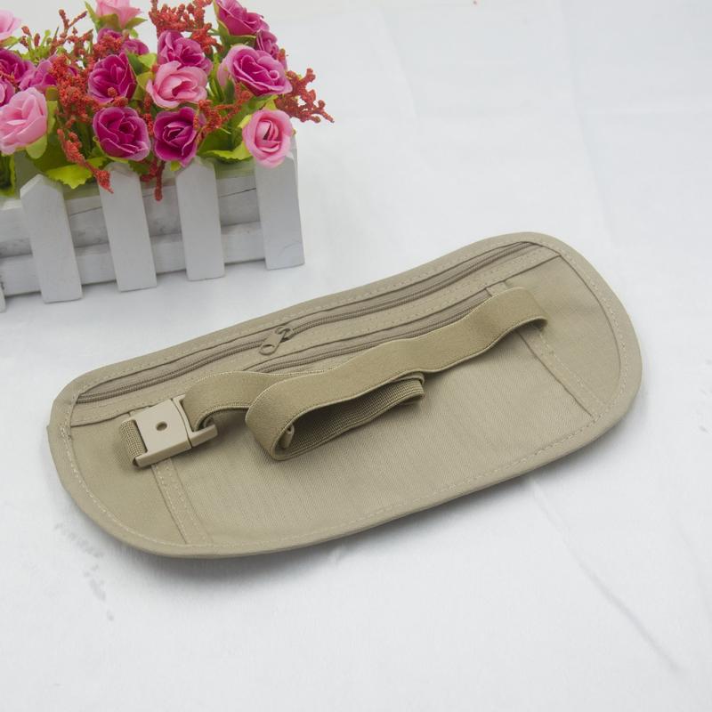 Product Introduction of Invisible Travel Waist Packs Pouch for Passport Money Belt Bag Hidden Security Wallet Gift Travel Bag Chest Pack Money Waist Bag 3