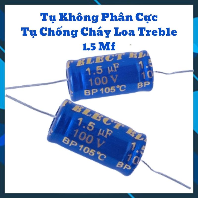 Product Introduction of Tụ lọc phân tần gắn loa mid, Treble loại tốt ELECT 1.5mf - 100V, Tụ phân tần loa cao cấp- giá 1 cái 2