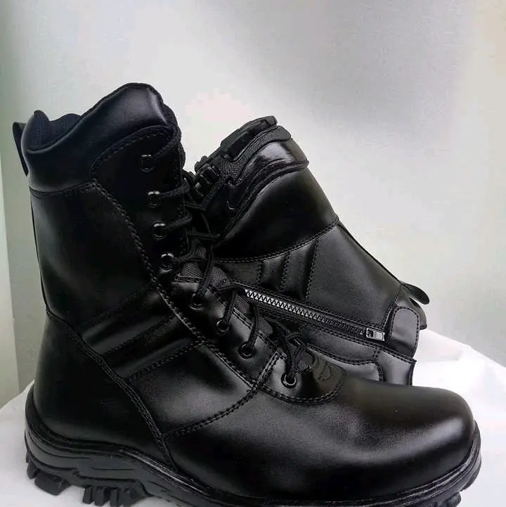 Sepatu pdl jatah satpam dll Boots karet Slip Resistant tentara