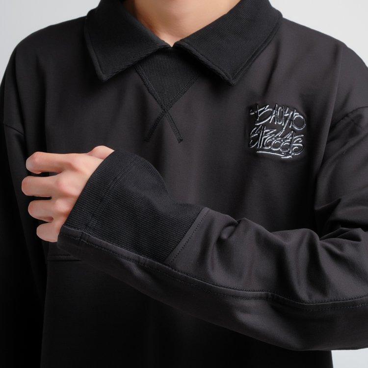 Áo Thun Tay Dài Màu Đen BACKTOSTREETZ LONG SLEEVE Logo Thêu By Xfire VietNam Menswear Top 2