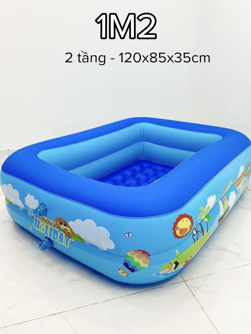 Product Introduction of Bể bơi trẻ em, in 2 lớp 1.2m, bồn tắm bơm hơi người lớn, tắm toàn thân trong bồn 13
