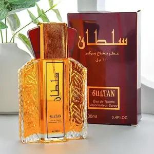 Sultan Arabic Perfume 100% Original Wanginya Tahan Lama Dubai Men Perfume 100ml High Quality Special Price Brown Fragrance