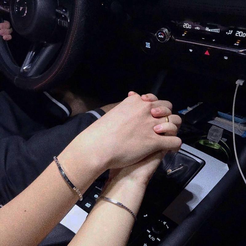  Vòng tay bạc nữ Miuu Silver lắc tay bạc 925 đôi unisex Ghody 