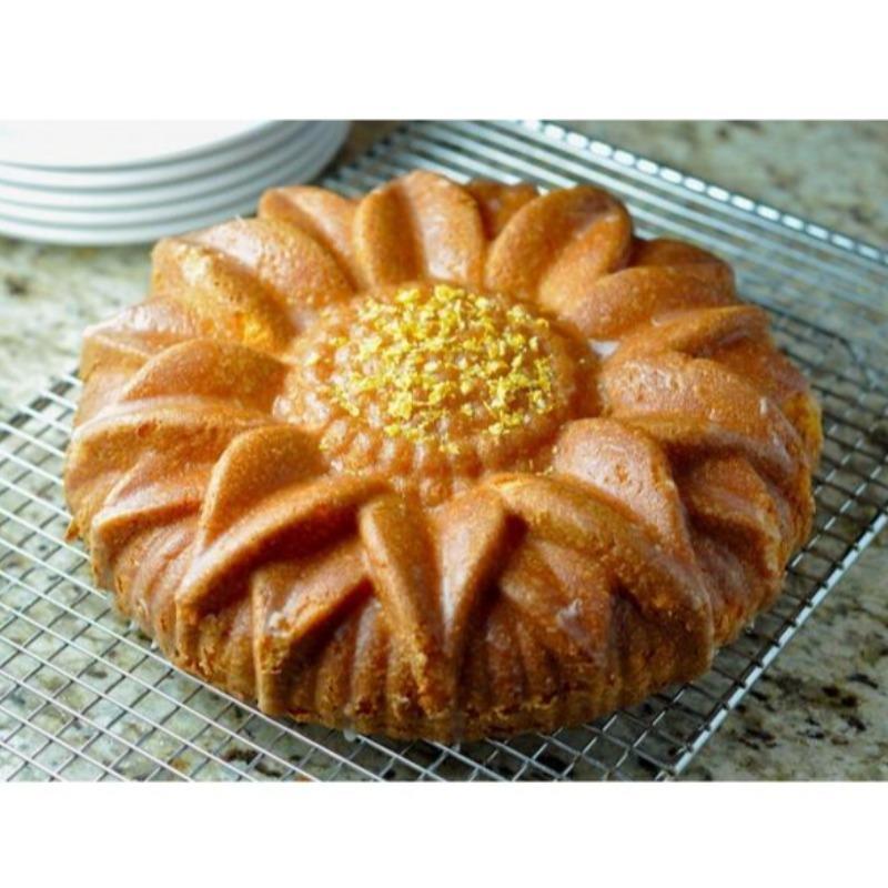 Sunflower Shaped Silicone Cake Mold, 1 Count Heat Resistant Baking Mold, Kitchen Baking Tool for Pudding Jelly Mousse Cake, Bakeware 5