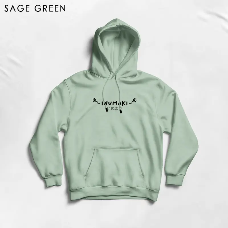 SARANGWIBU INUMAKI JAKET HOODIE JUMPER BORDIR UNISEX PRIA & WANITA M - XXL 3