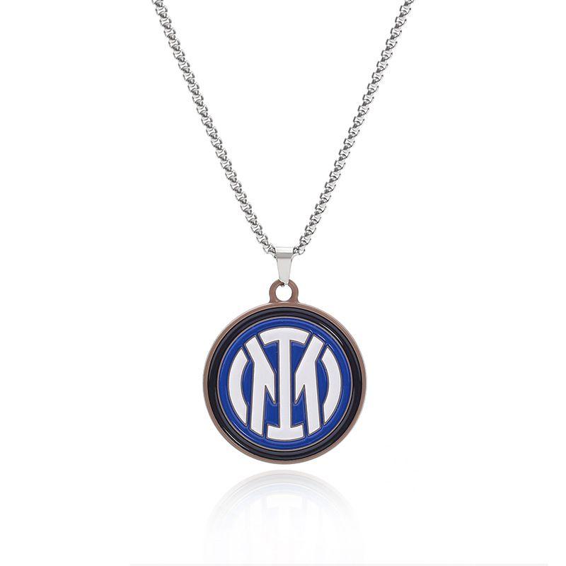 Product Introduction of Kalung Loket Dua Sisi, Bahan Aloi Zink, Reka Bentuk Real Madrid, Basseli, Chelsea, Juve, Rantai Tulang Ular Keluli Tahan Karat, dengan Rantai Titanium 10