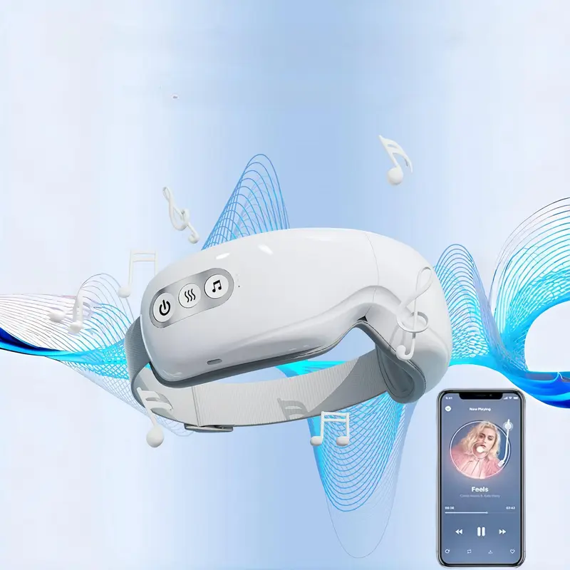 Foldable Eye Massager, 1 Count Bluetooth-compatible Eye Massage Tool with Heat & Vibration, Professional Eye Care Instrument for Women & Men 3