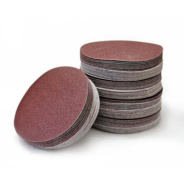 (10 PCS) TATAKAN AMPLAS 4" INCH 1PC + 10 PCS AMPLAS TEMPEL VELCRO 4