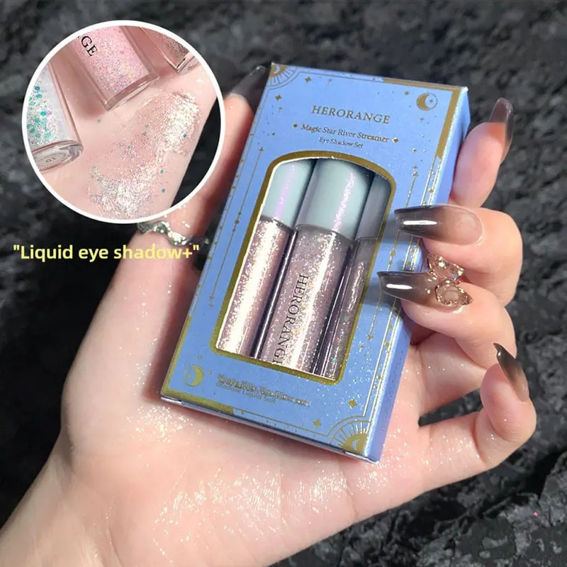 Phấn Mắt, Bột Lấp Lánh Ánh Ngọc Trai, Hiệu Ứng Làm Sáng Túi Mắt, Phấn Mắt Dạng Lỏng Lấp Lánh 4