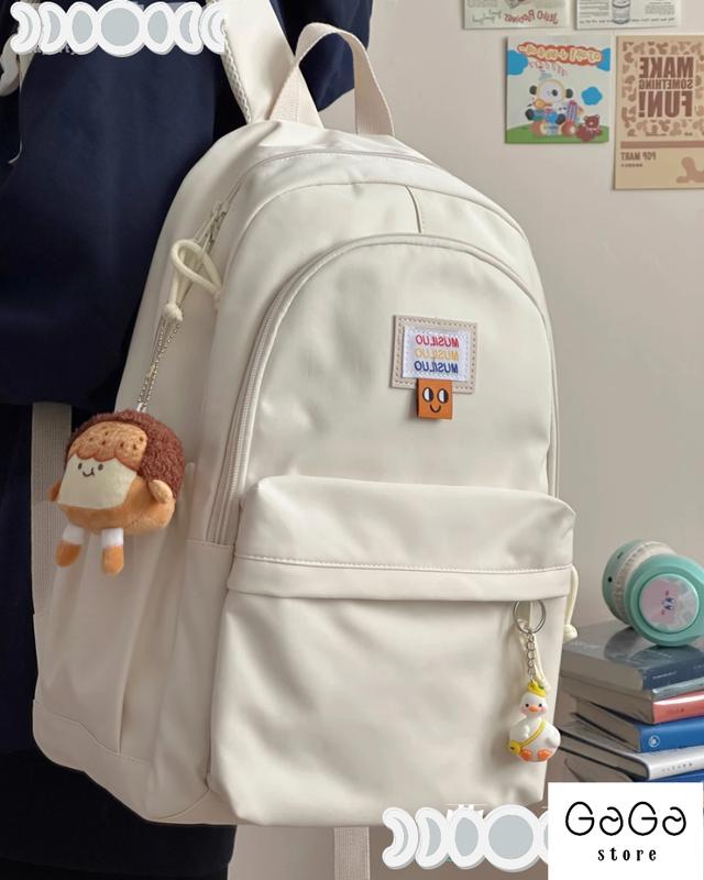 Balo nữ đi học thời trang cao cấp hàn quốc nhiều ngăn học sinh cấp 2 cấp 3 B554 Gaga store Đeo Vai Backpack