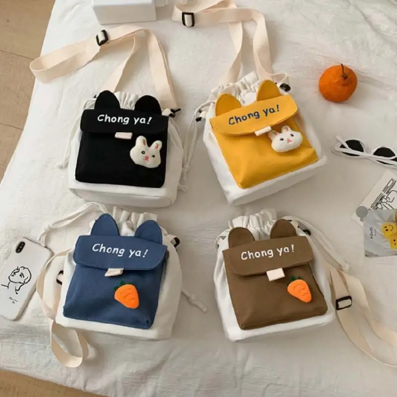 [ADORN] Túi đeo chéo canvas thời trang Hàn Quốc TDC02