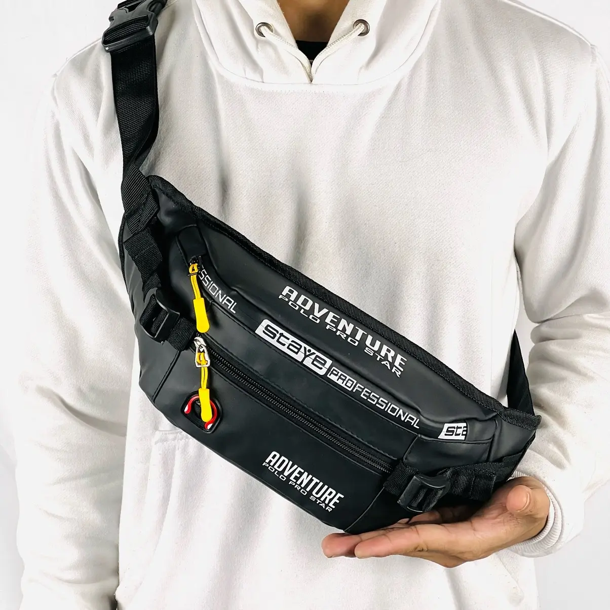 Waistbag Tas Pinggang Pria Adventure Polo Prostar Tas Selempang Pria Wanita Anti Air Waterproof