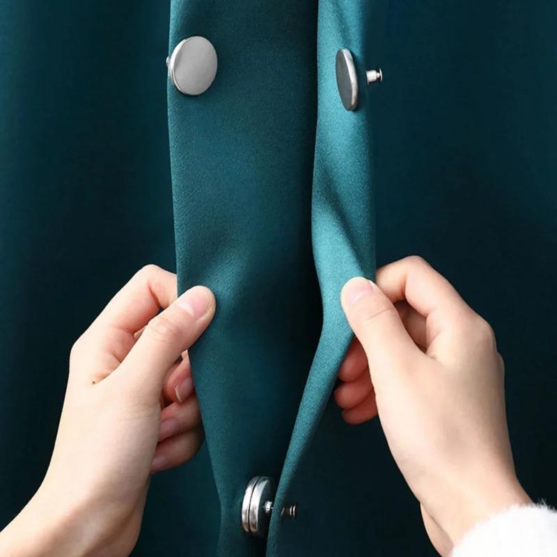 Product Introduction of Nút Từ Tính Rèm, 1 / 4 Cặp, Kẹp Chốt Cố Định Rèm Có Thể Tháo Rời Ngăn Ngừa Điều Chỉnh Ánh Sáng, Khóa Nam Châm Đóng Màn Hình Cửa Sổ 10