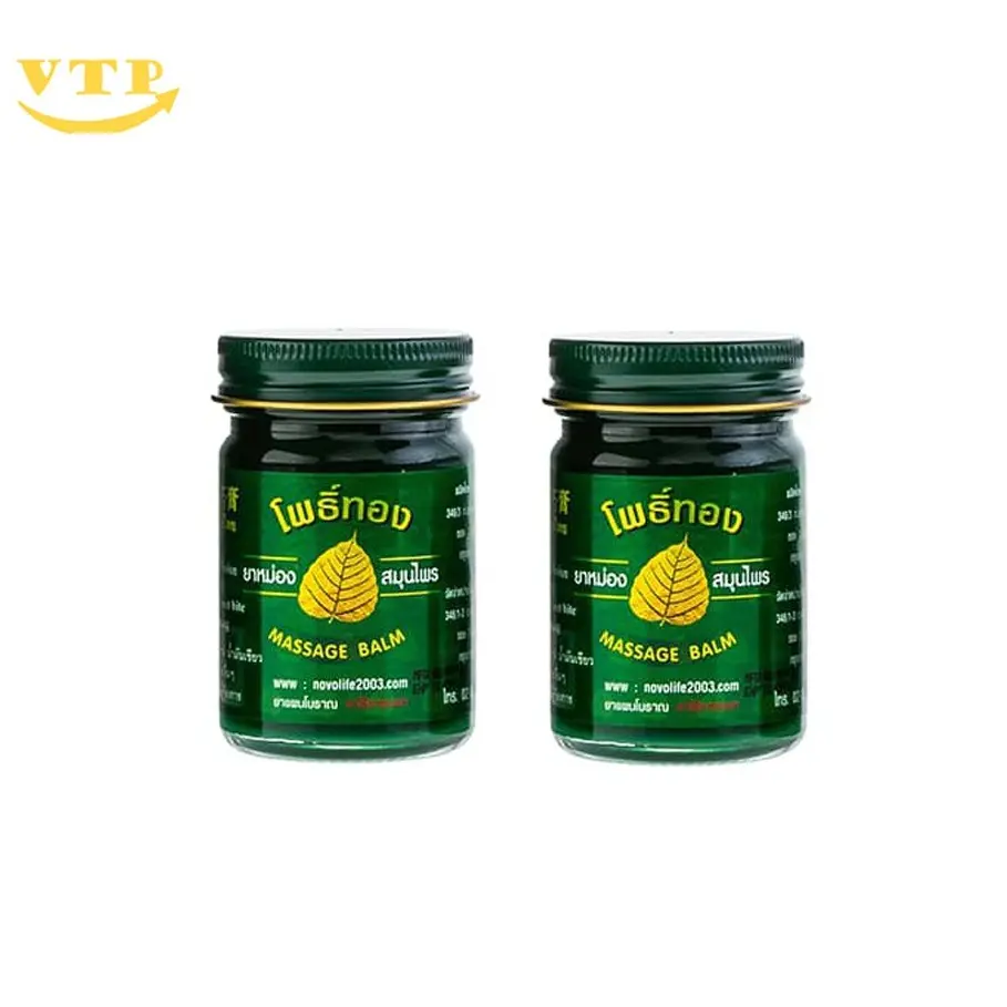 Combo 2 Hũ Dầu Cù Là Lá Bồ Đề Massage Balm 50gr Thái Lan Body Oil