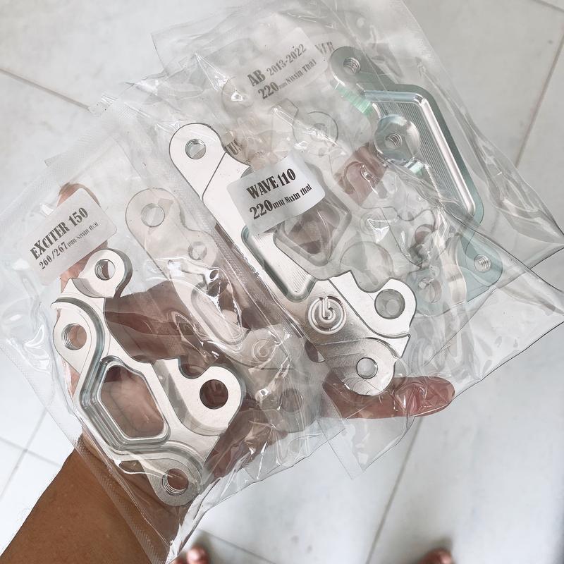 Pad CNC Heo Nissin Thailand - Pad gắn Trước heo Nissin Thái 2piston _ Đầy Đủ Tất cả các size cho các dòng xe ️ Sirius Wave Dream Future Exciter Winner Raider Satria Sonic Luvias Airblade Vario Click Vision...