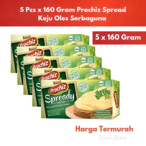 5 Pcs Keju Prochiz Spready Ukuran 160 Gram Expired Juni 2026