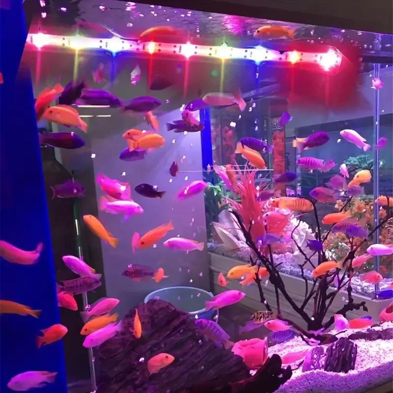 Product Introduction of Multi-color 17-47cm Aquarium LED Lighting Submersible Mood Lamp USB Waterproof Fish Tank Decorative Plant Grow Light Accessories 11