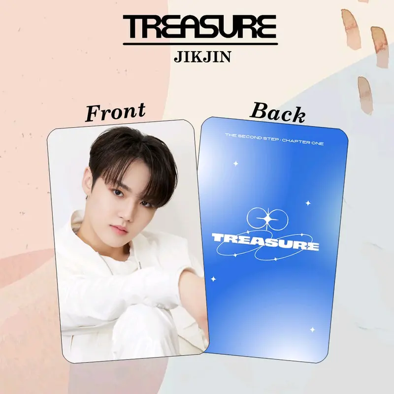 PHOTOCARD TREASURE JIKJIN UNOFFICIAL (WHITE VER) 0