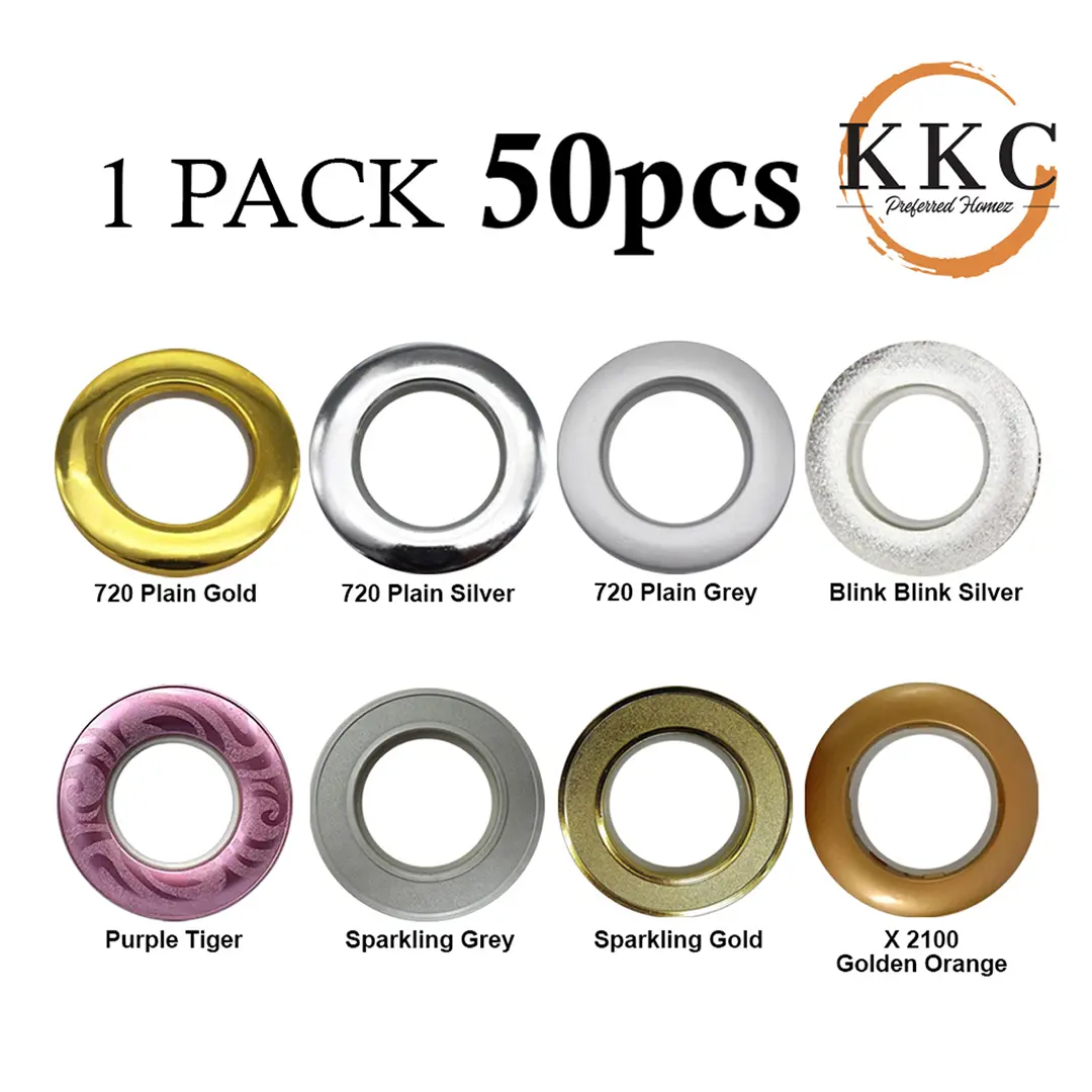 KKC Eyelet Ring Collection Bundle 50pcs/pack Gelang Cincin Langsir/Eyelet Ring Langsir Ready Stock Hardware