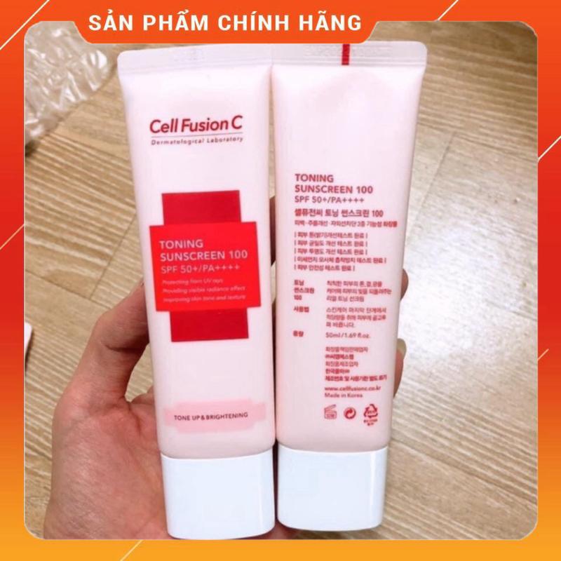 {chính hãng} Kem Chống Nắng nâng tone chống tia UV Cell Fusion C 30ml 2