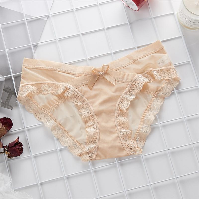 Product Introduction of Quần Lót Ren Không Đường May, Quý Cô, Cạp Thấp, Lưới Thoáng Khí, Quần Lót Tam Giác Nữ, Siêu Mỏng, Thân Thiện Với Làn Da, Dành Cho Nữ Voi Voan 19