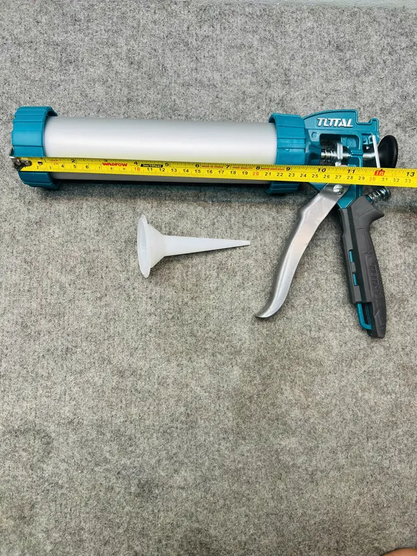 súnɡ bơm silicon TOTAL THT20109 súnɡ bắn silicon thân nhôm chiều dài 232mm, đường kính 51mm 6