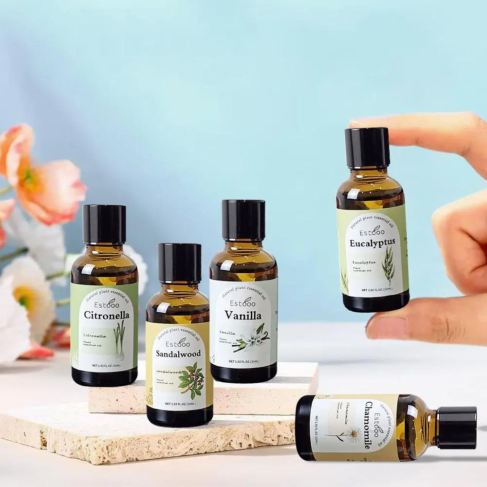 Plant Essential Oil, 1 Count 30ml/1.02fl.oz Aromatherapy Essential Oil, Home Fragrance for Living Room, Bedroom, Bathroom, Car, Hotel Room, Aromatherapy Oil, Solution