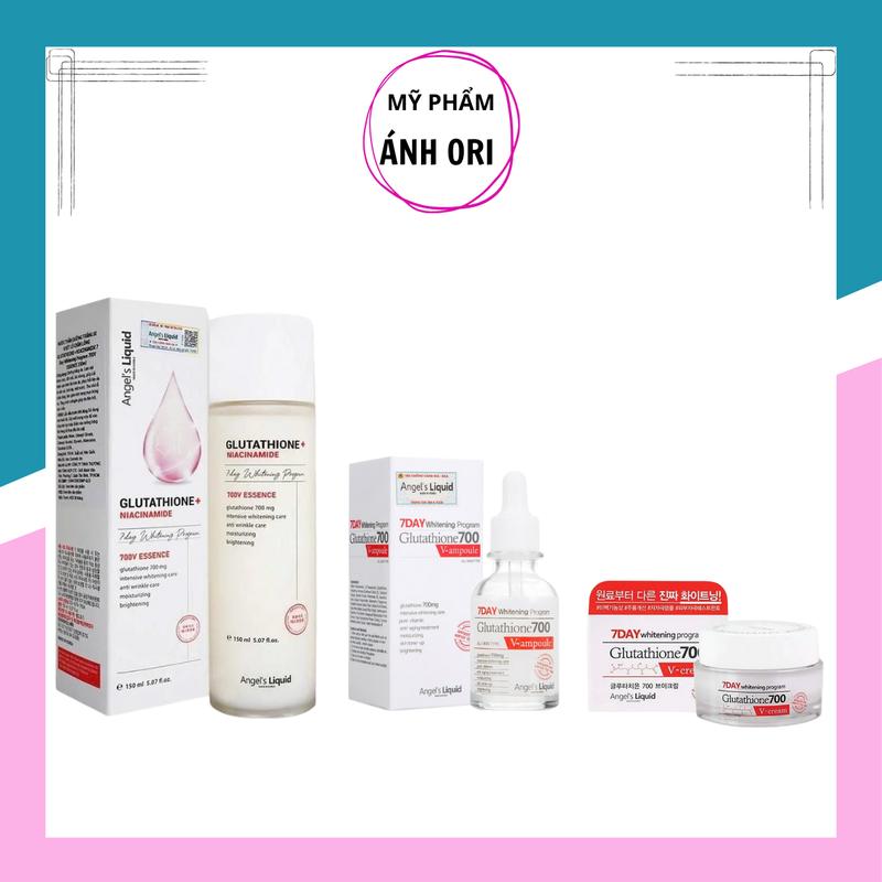 Bộ Dưỡng  Da 7Day  ( mẫu cũ )Whitening Program Glutathione 700 Hàn Quốc