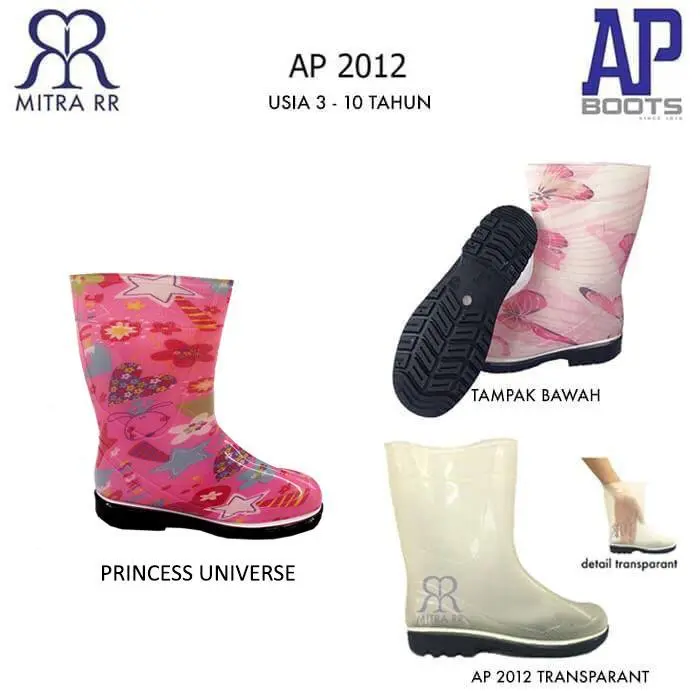 MitraRR Sepatu Boot Anak AP BOOTS Kids 2012 NEW Cewek Rain Boots 1