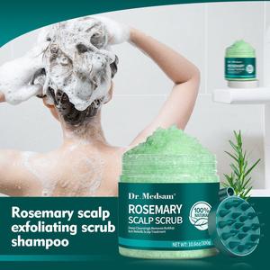 Scrub Pembersih Kulit Kepala Pengelupasan, Rosemary, Syampu Anti-Kelemumur, Kawalan Minyak Dalam Shampoo Conditioner