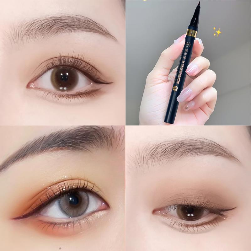 Product Introduction of 2 Colors Eyeliner Pencil Quick Dry Long-lasting Black Brown Eyeliner Pen Eye Makeup Makeup Tools 10