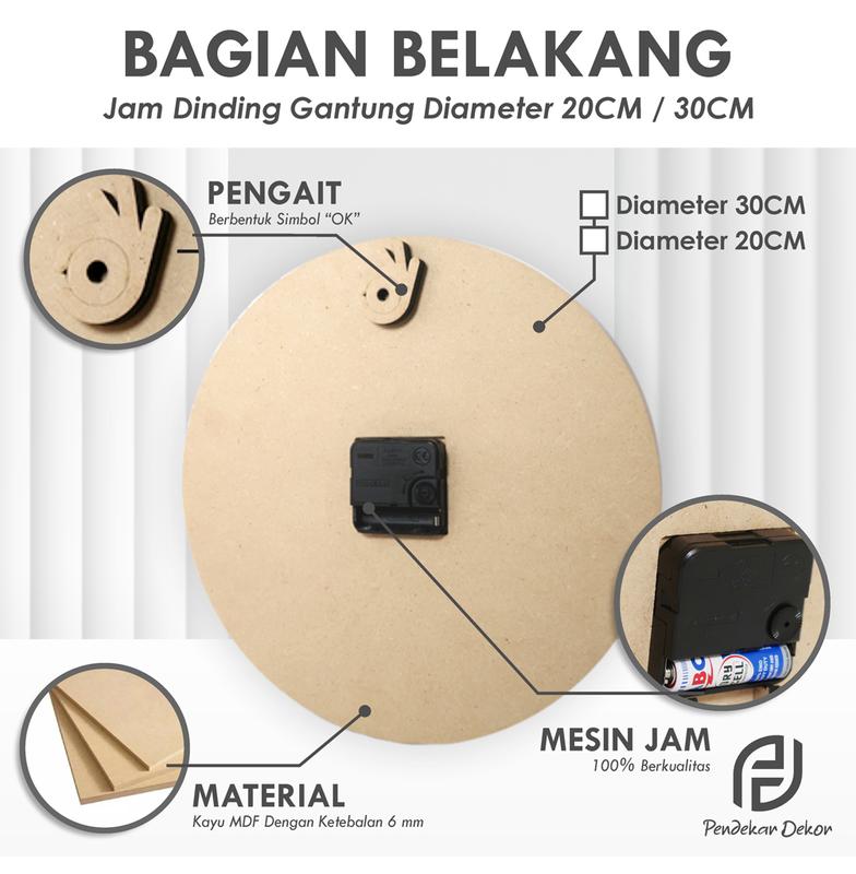 Jam Dinding Kayu  Anime One Piece Pajangan Minimalis Classic Unik Dekorasi Shabby Mesin 6