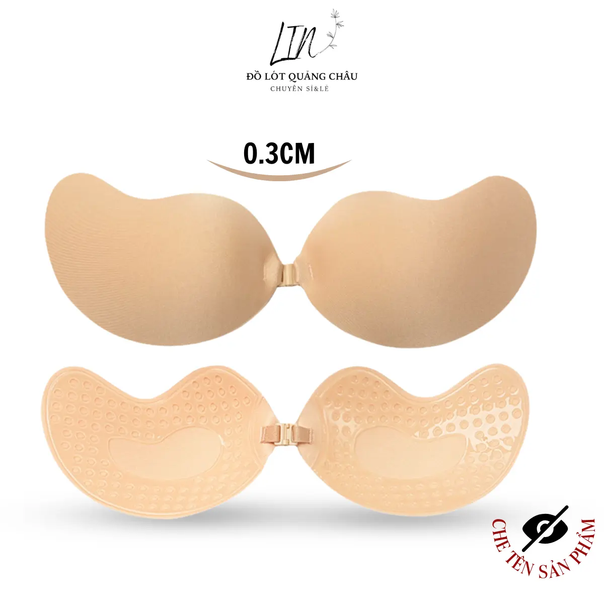 Miếng Dán Hình Quả Xoài Cài Trước Gôm Quả Tạo Khe Keo Dính Chắc Chắn - Lin Store 002 Nữ Bra Kem Women