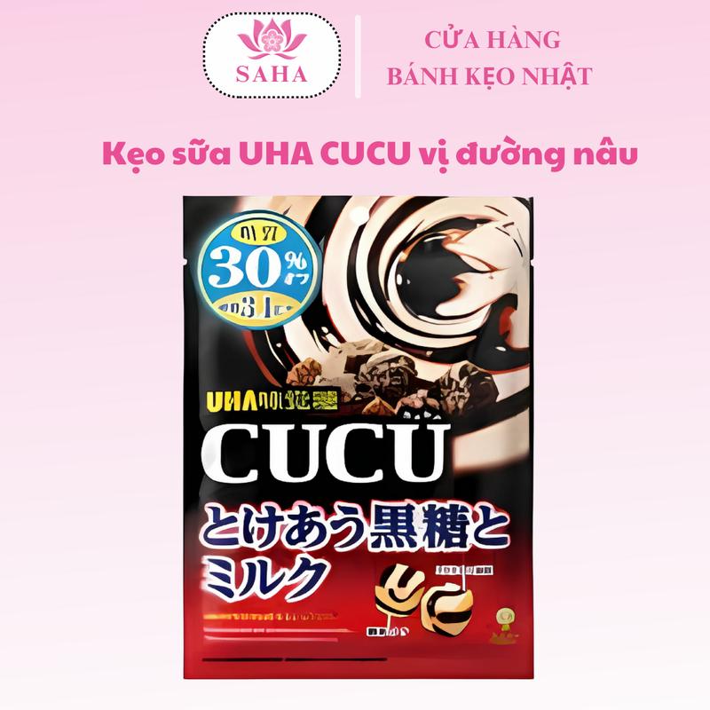 Kẹo sữa UHA Nhật Bản thượng hạng đủ vị trà xanh, sữa bò, đậu đỏ, sữa muối, cafe sữa 2