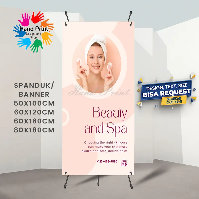 Spanduk Banner MMT Paket Promo Spa Massage Pijat Lulur Perawatan Kecantikan 7