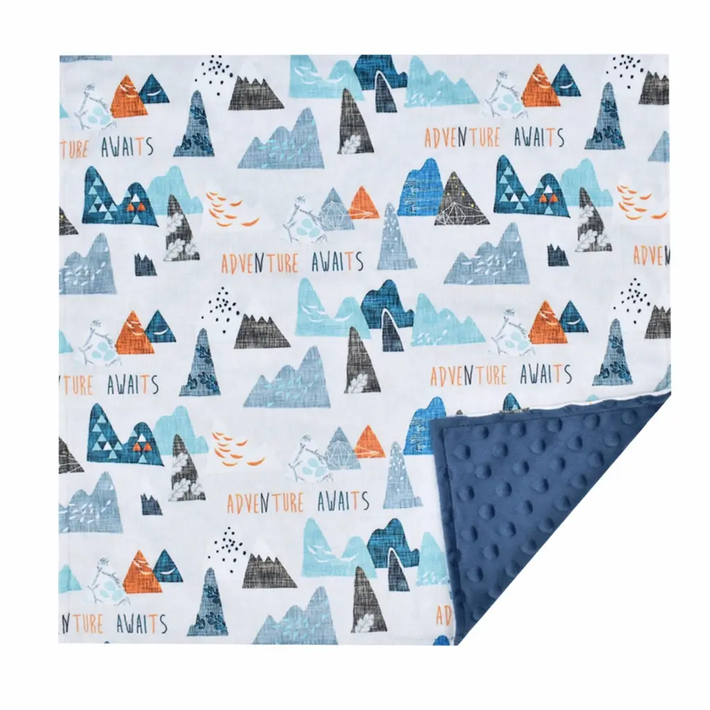 Soft Baby Security Blanket with Dotted Pattern Plush Sensory Blanket Newborn Comforter for Soothing & Engaging Play