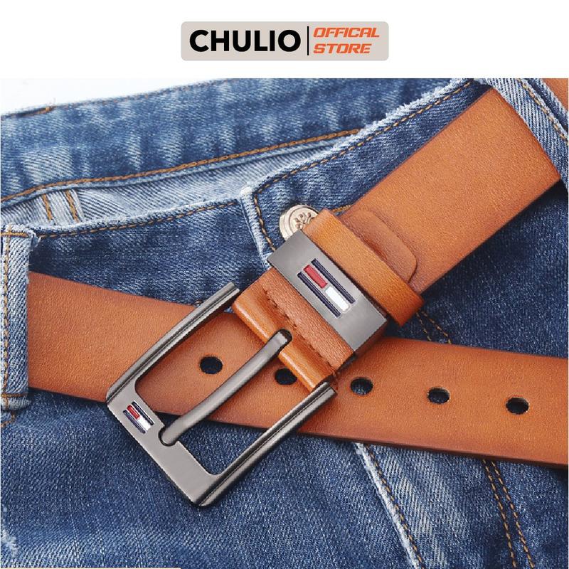 Product Introduction of Dây Nịt Nam CHULIO Khóa Hợp Kim Đúc Không Rỉ Dây Đục Lỗ, Thắt Lưng Dây Nịt Khóa Kim Cổ Điển 8