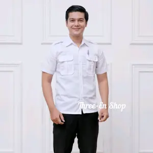 Seragam Dinas Pria Lengan Pendek Seragam Pabrik Baju Satpam Putih Panjang Kerja size l wtac pdk merah Seragam Dinas Pria Lengan Pendek Seragam Pabrik Baju Satpam Putih Panjang Kerja size l wtac pdk merah