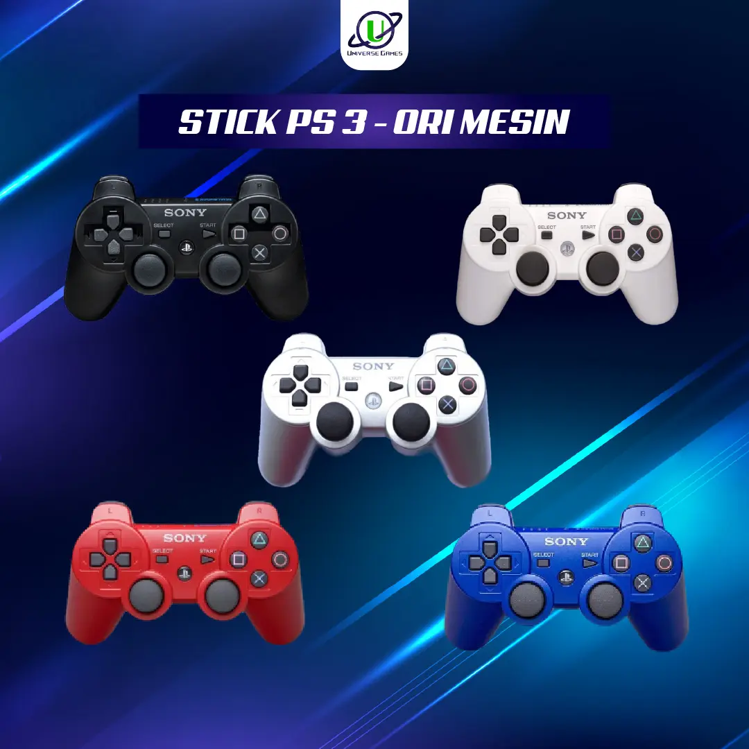 Stik PS 3 Original Mesin Non Getar -  Stik PS 3 OP Controller Wirelles Gaming