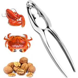 Alat Pemecah Cangkang Capit Kepiting Walnut Kenari Stainless Steel Serbaguna Multifungsi Kitchenware Seafood