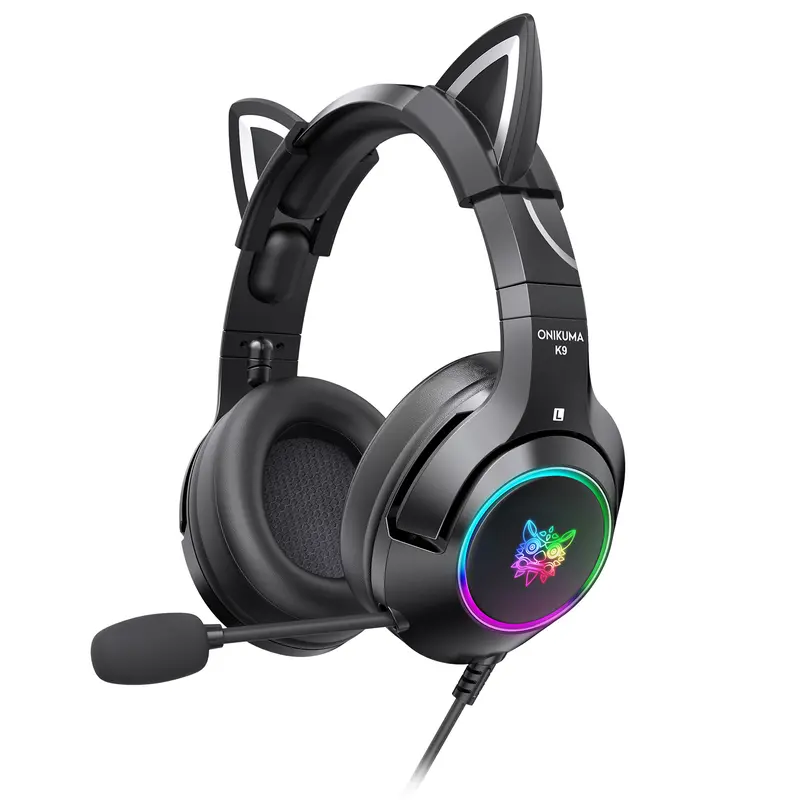 Tai Nghe Chơi Game Onikuma K9 Rgb Âm Thanh Nổi Có Tai Mèo Dành Cho Ps4, Xbox, Pc Và Switch - Hàng 3