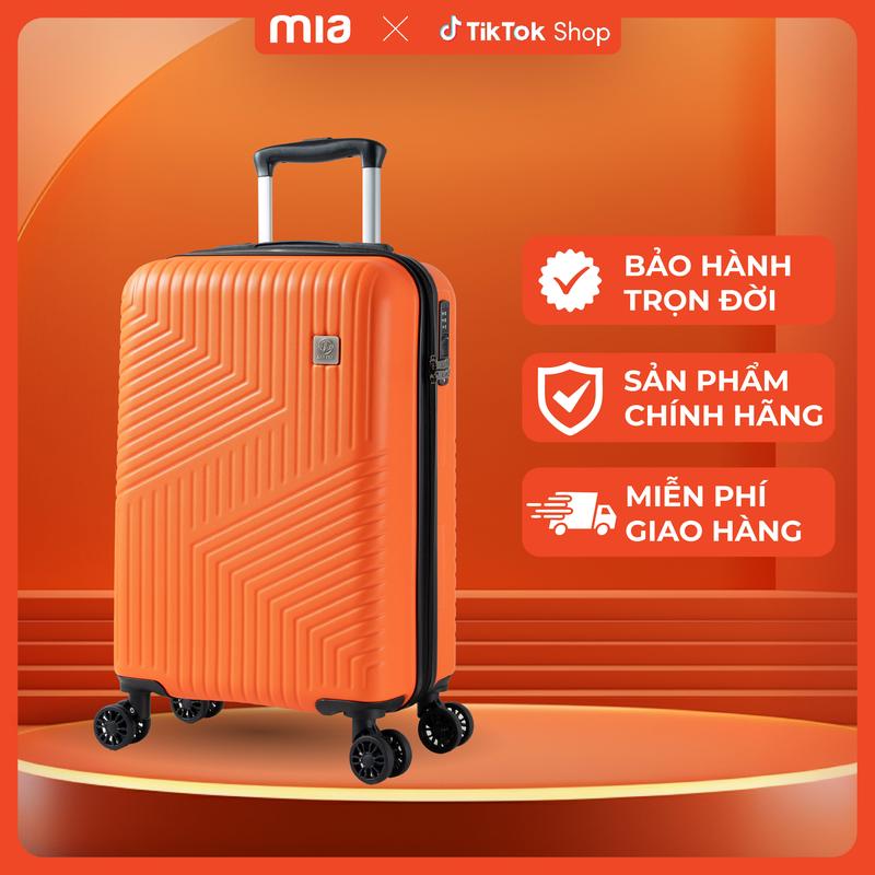 RẺ CHẤN ĐỘNG VALI Larita Nolan MG0124 size 20 Vali kéo du lịch Chất liệu nhựa ABS cứng cáp bền bỉ hạn chế trầy xước,Khoá số TSA chuẩn HOA KỲ - Vali MIA MIỄN PHÍ BẢO HÀNH TRỌN ĐỜI.
